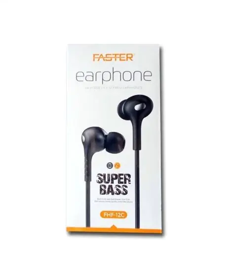 Faster Stereo Sound Handfree - Black (FHF 12c)