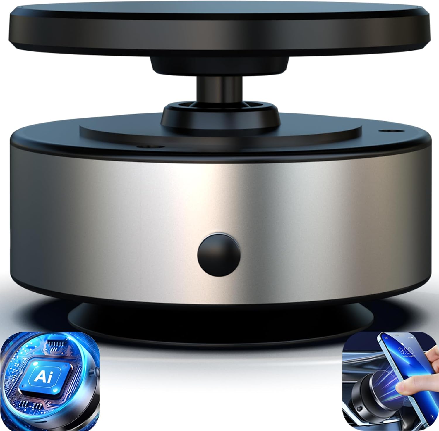 حامل هاتف مغناطيسي بتقنية الشفط الفراغي | Magnetic Vacuum Suction Mobile Holder