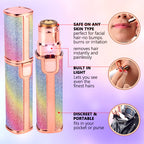 2 in 1 Eyebrow Trimmer & Facial Hair Remover | Rechargeable | Imported