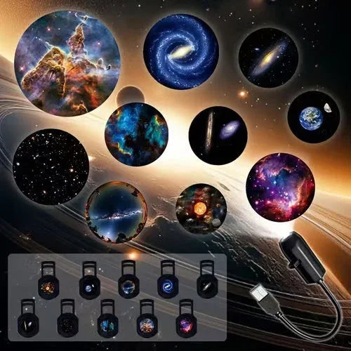 Plug-and-Play HD Star Projector 10 Discs