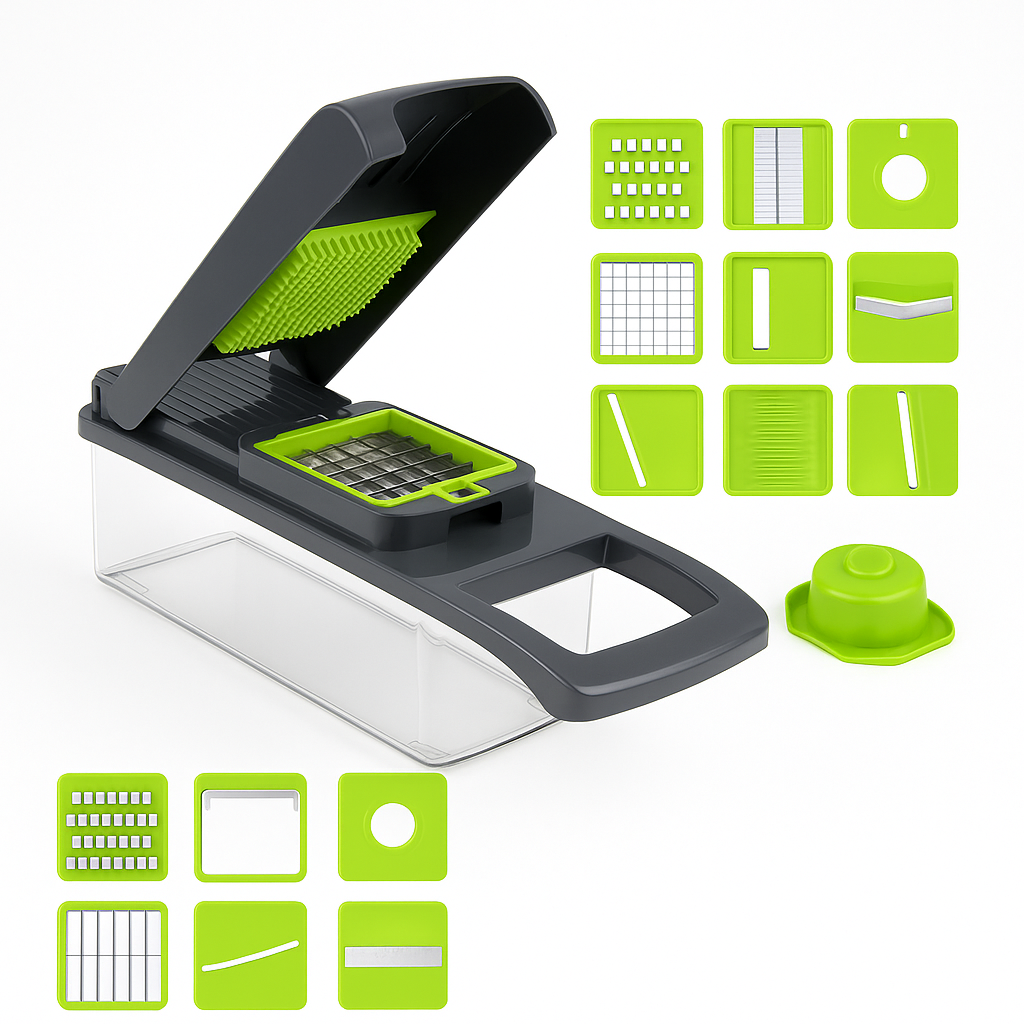16-in-1 Vegetable Cutter – Multifunctional Chopper & Slicer Set