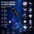 Plug-and-Play HD Star Projector 10 Discs