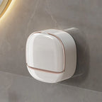 Soap Holder 3pcs Set with Lid Drain Bathroom Soap Dish No Drill Soap Box Organizer