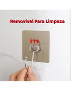 10 Pcs Strong Adhesive Hooks for Hanging | Sticky Hooks for Walls & Tiles
