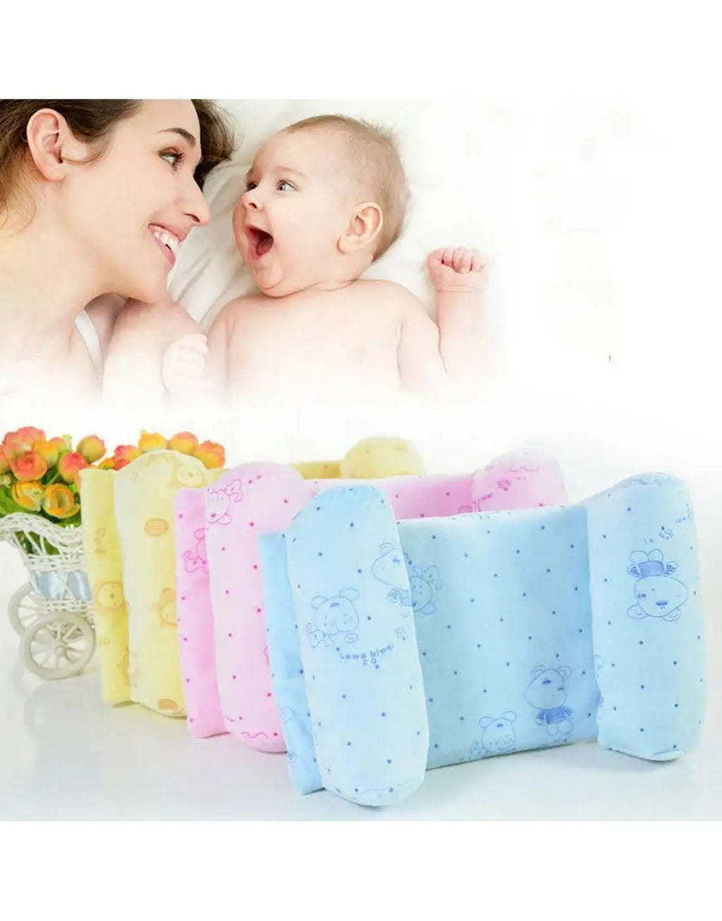 Adjustable Infant Newborn Baby Head Shaping Pillow