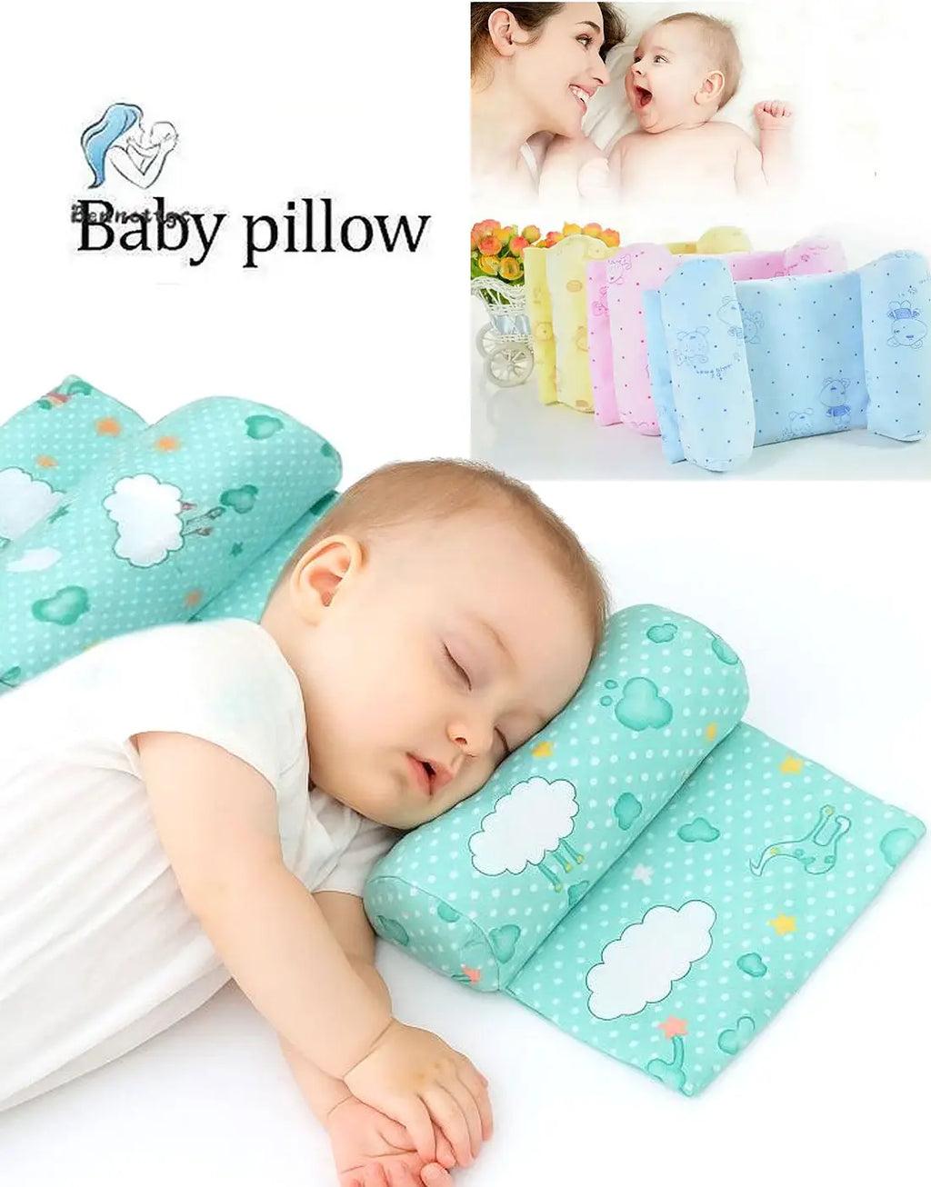 Adjustable Infant Newborn Baby Head Shaping Pillow