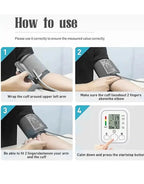 Arm Style Digital Blood Pressure Monitor Machine – Best BP Apparatus for Home & Clinic Use