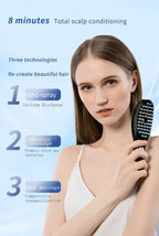 Electric LED Hair Brush – Comfortable Scalp Massage & Hair Care