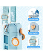 Adorable Bus Design School Water Bottle for Kids – Safe, Fun & Easy to Carry