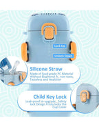 Adorable Bus Design School Water Bottle for Kids – Safe, Fun & Easy to Carry