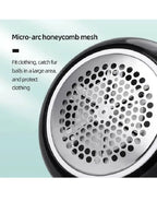 Rechargeable Electric Lint Remover for Clothes - Fabric Shaver, Fuzz Cleaner & Hair Ball Trimmer