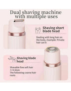 BLAWLESS 2-in-1 Electric Shaver & Trimmer – USB Rechargeable Double Head Hair Remover for Women