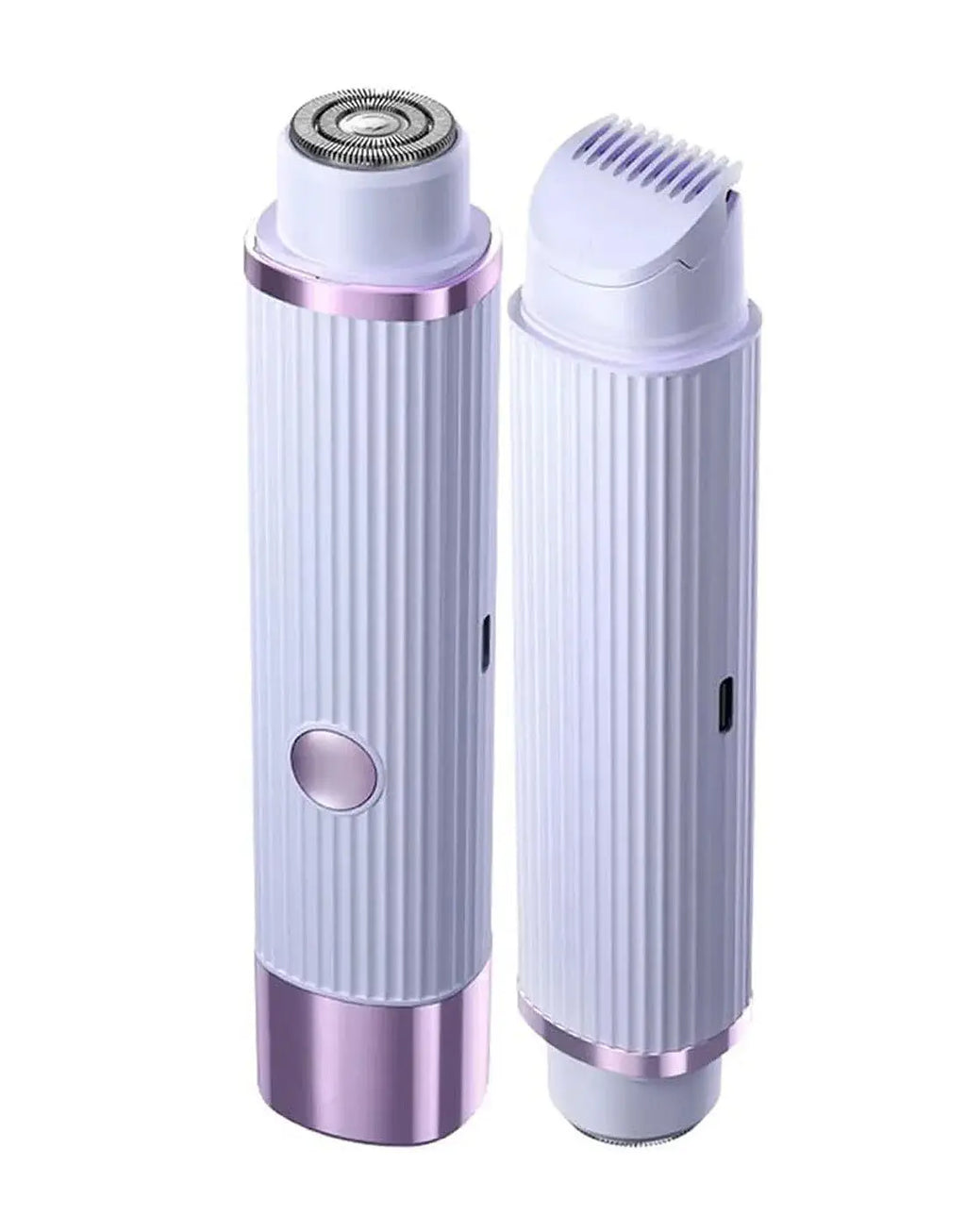 BLAWLESS 2-in-1 Electric Shaver & Trimmer – USB Rechargeable Double Head Hair Remover for Women