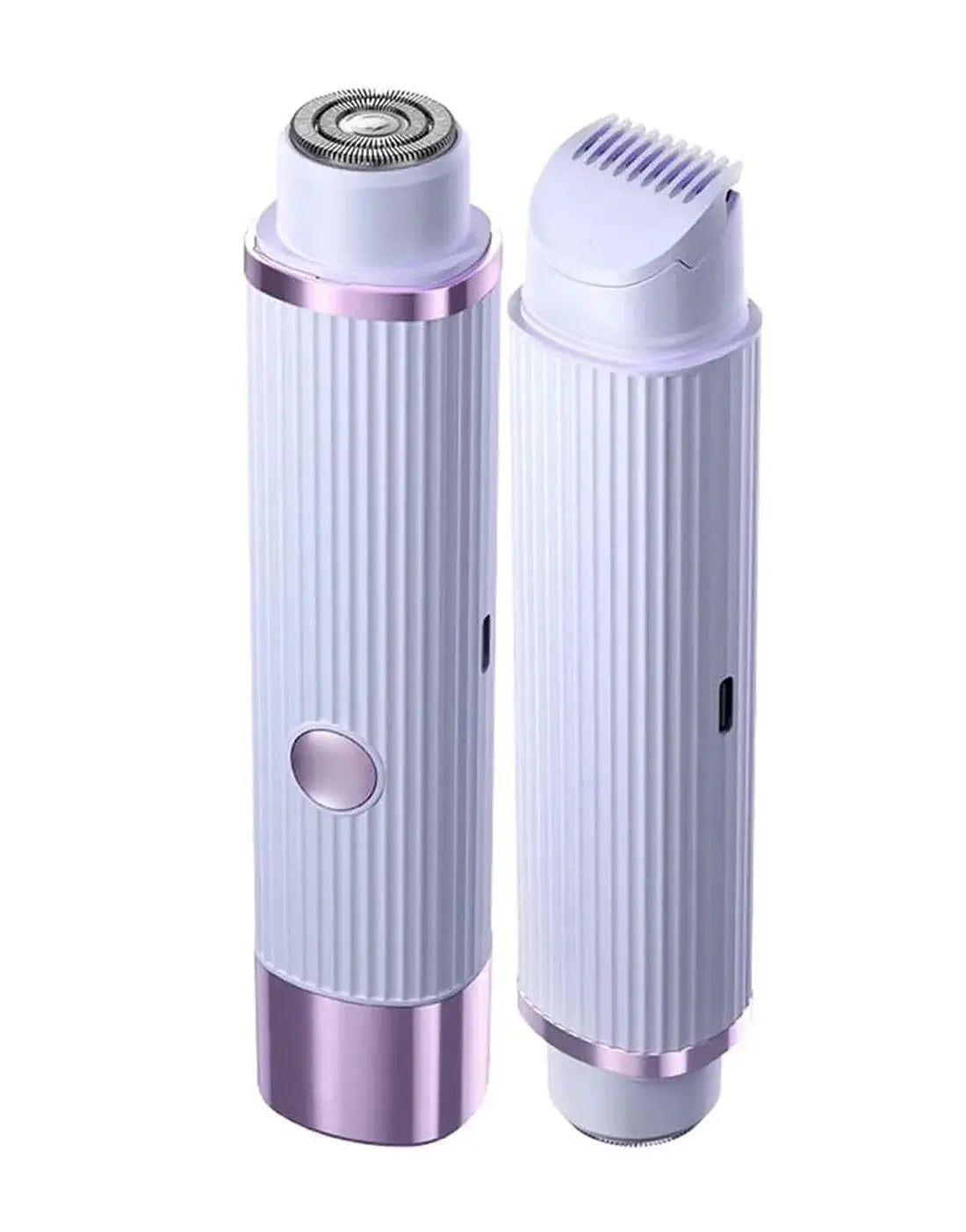 BLAWLESS 2-in-1 Electric Shaver & Trimmer – USB Rechargeable Double Head Hair Remover for Women
