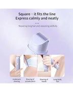 BLAWLESS 2-in-1 Electric Shaver & Trimmer – USB Rechargeable Double Head Hair Remover for Women
