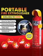 Fire Stop Spray 500ML - Portable Fire Extinguisher for Home, Office & Car