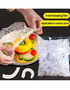 Disposable Food Cover Plastic Wraps - 100 Pieces