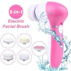 5-in-1 Electric Face Cleanser and Massaging Brush