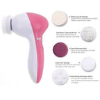 5-in-1 Electric Face Cleanser and Massaging Brush