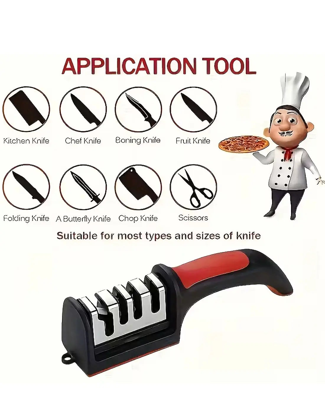 Professional Kitchen Knife & Scissor Sharpener