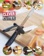 2 in 1 Kitchen Knife & Cutting Board - Great for Food Slicing & Chopping