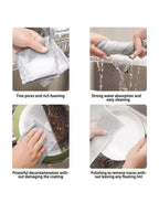 Pack of 10 Kitchen Steel Mesh Wire Dishwasher Cleaning Cloth