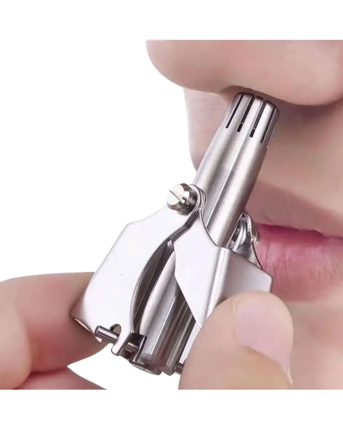 Stainless Steel Manual Nose & Ear Hair Trimmer