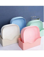 10‑Piece Plastic Reusable Food Plates Set with Stand – Ideal for Snacks and Breakfast