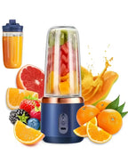 2-In-1 USB Rechargeable Portable Juicer Blender for Smoothies, Shakes, and Frozen Drinks