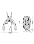 Stainless Steel Outdoor Multi-Tools Plier Knife | Multi Tool Keychain for Camping, Hiking & Everyday Use