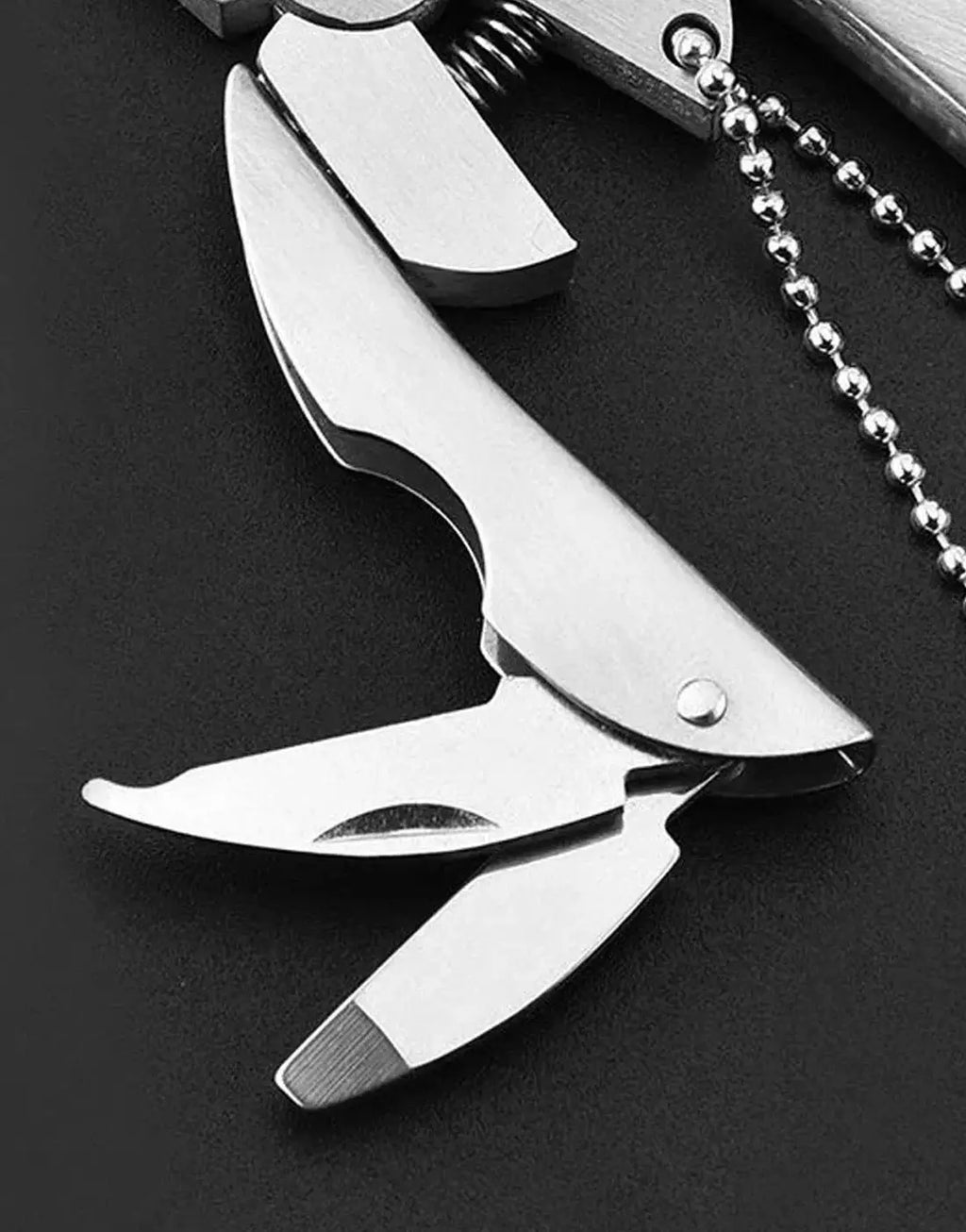 Stainless Steel Outdoor Multi-Tools Plier Knife | Multi Tool Keychain for Camping, Hiking & Everyday Use