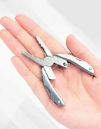 Stainless Steel Outdoor Multi-Tools Plier Knife | Multi Tool Keychain for Camping, Hiking & Everyday Use