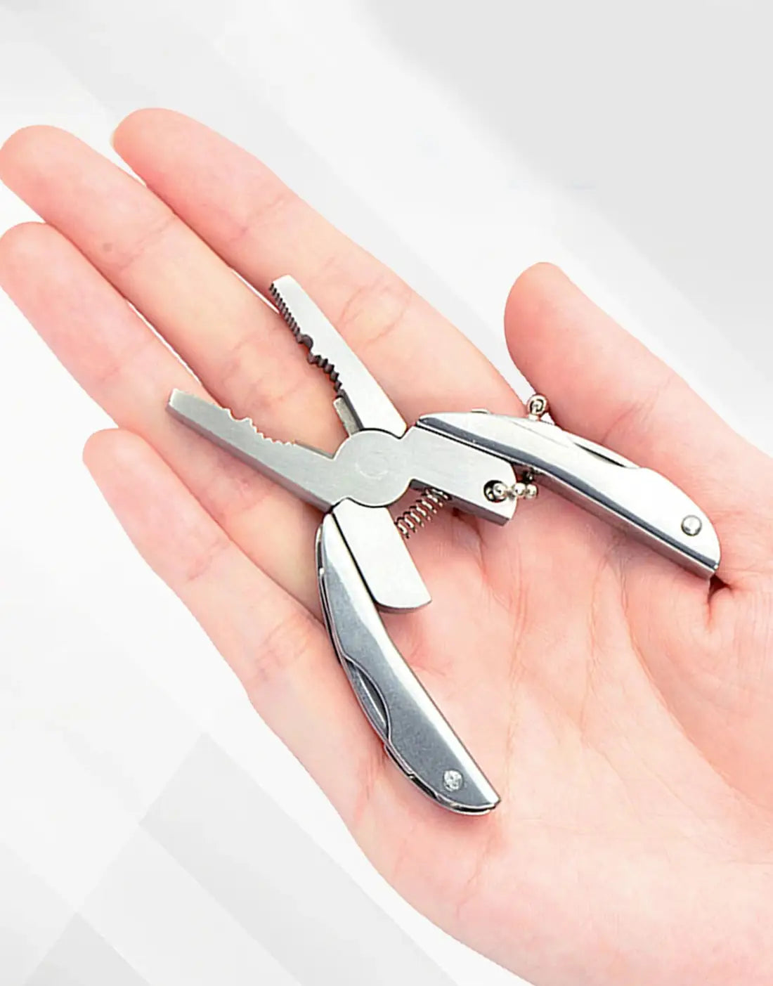 Stainless Steel Outdoor Multi-Tools Plier Knife | Multi Tool Keychain for Camping, Hiking & Everyday Use