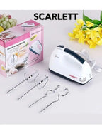 Scarlett Electric Hand Mixer/Beater For Egg, Cream & Dough