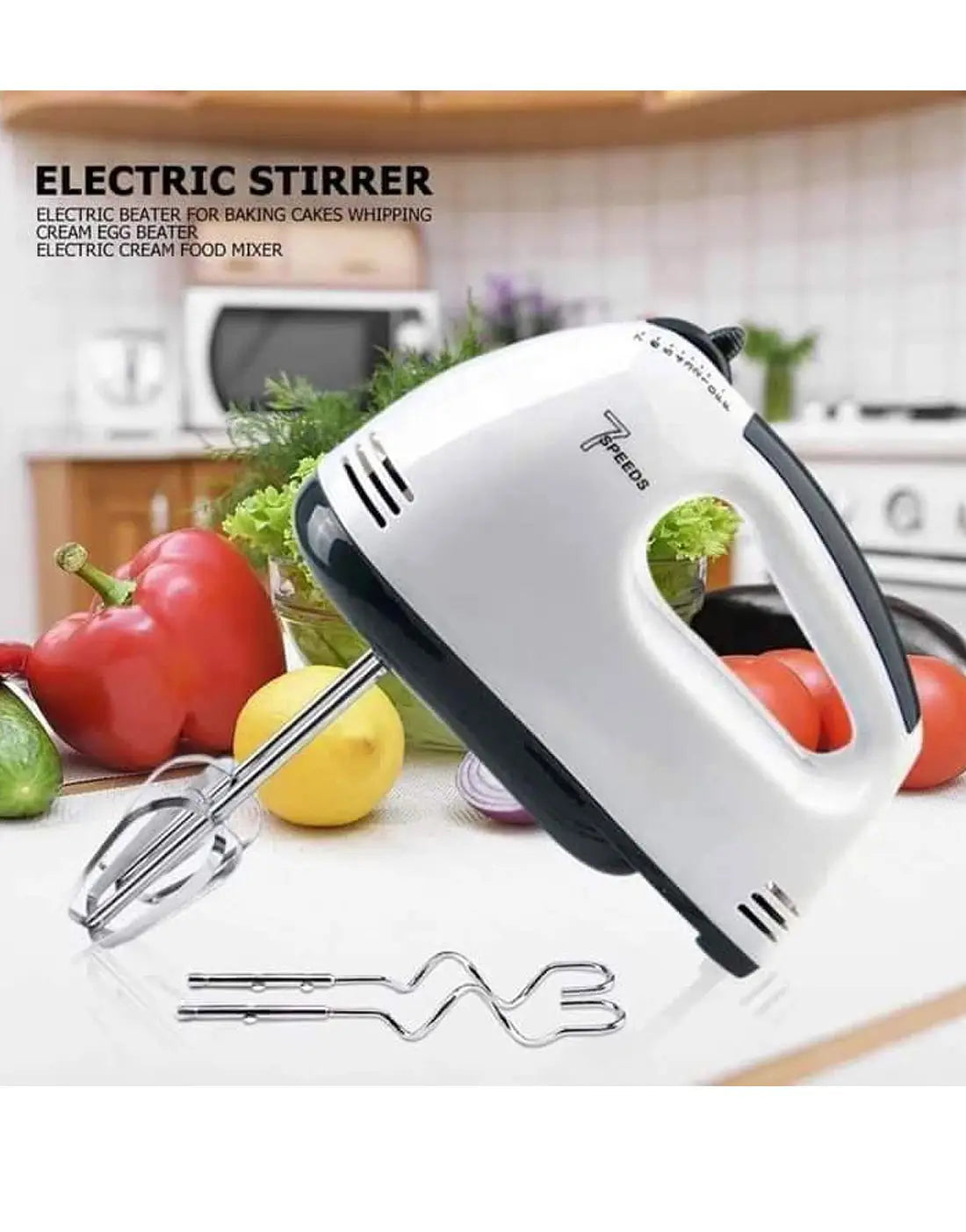Scarlett Electric Hand Mixer/Beater For Egg, Cream & Dough