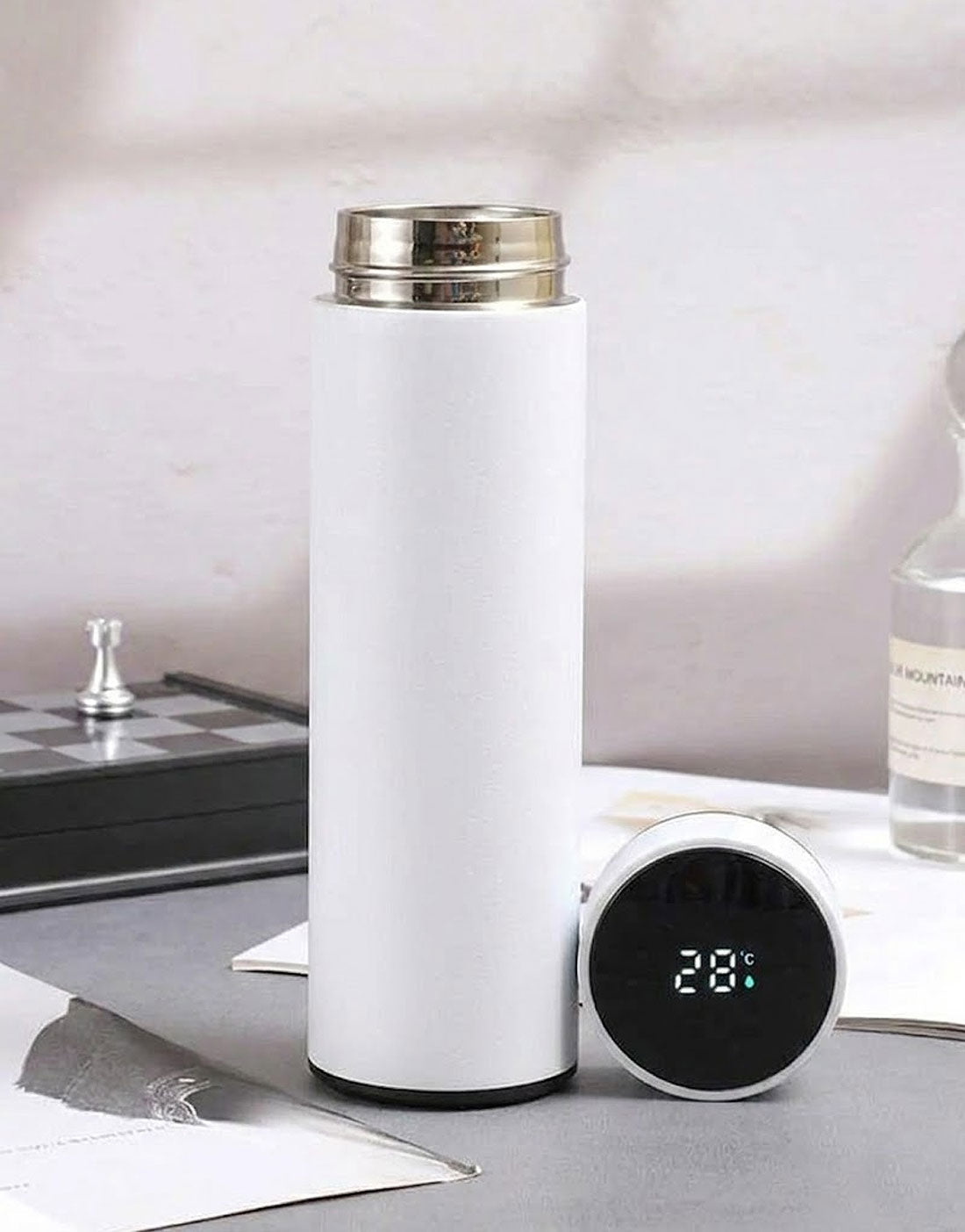 LED Temperature Display Water Bottle 500ml | Stainless Steel Vacuum Insulated Thermos