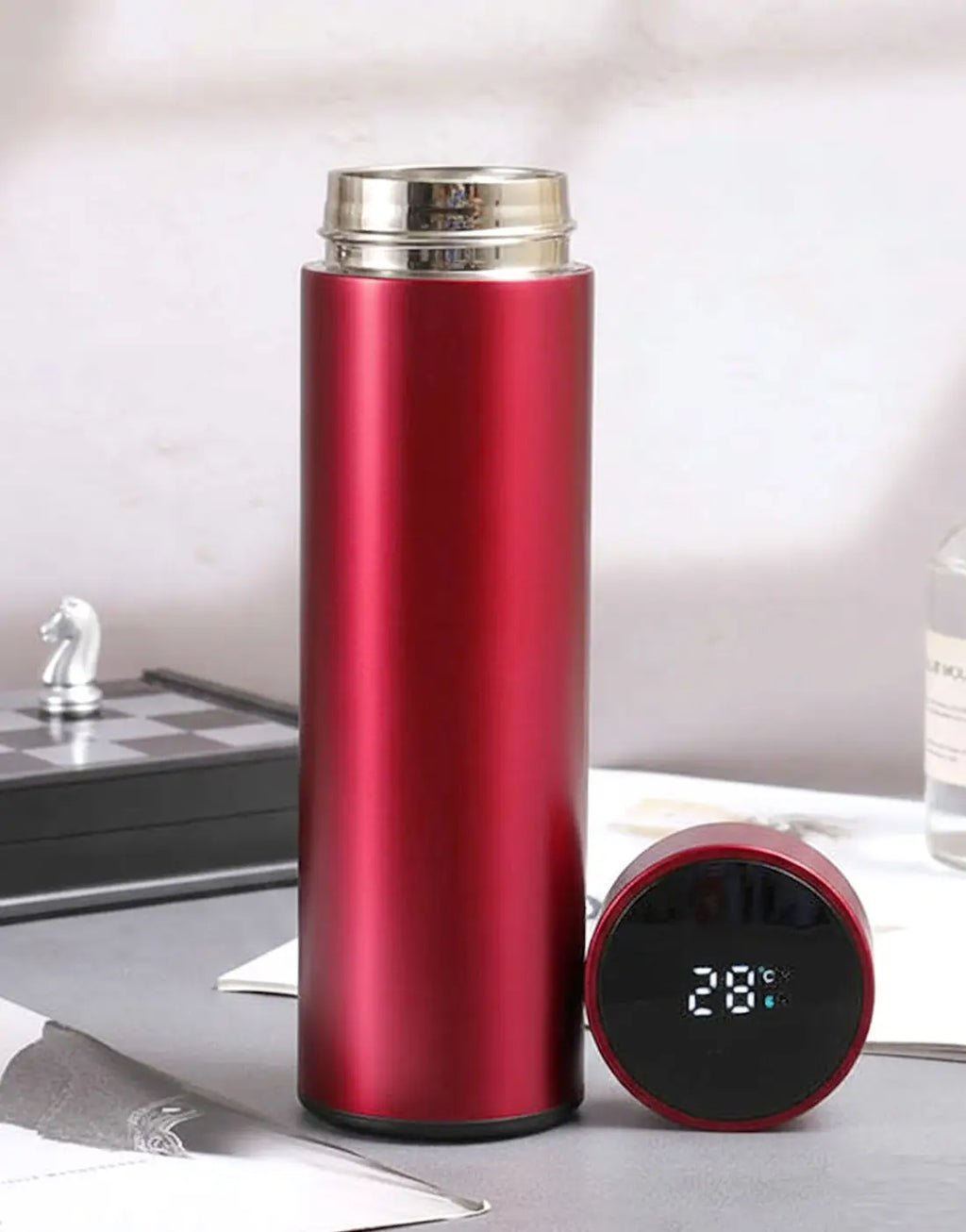 LED Temperature Display Water Bottle 500ml | Stainless Steel Vacuum Insulated Thermos
