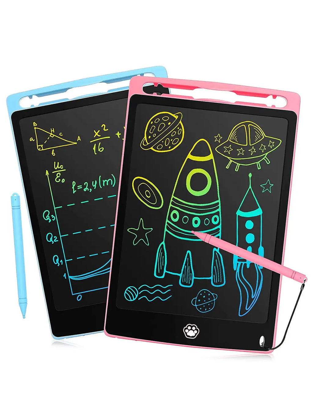 Kids Learning Gift Pack – 8.5' LCD Writing Tablet + 4 Sank Magic Reusable Practice Copybooks