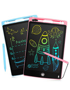 Kids Learning Gift Pack – 8.5' LCD Writing Tablet + 4 Sank Magic Reusable Practice Copybooks