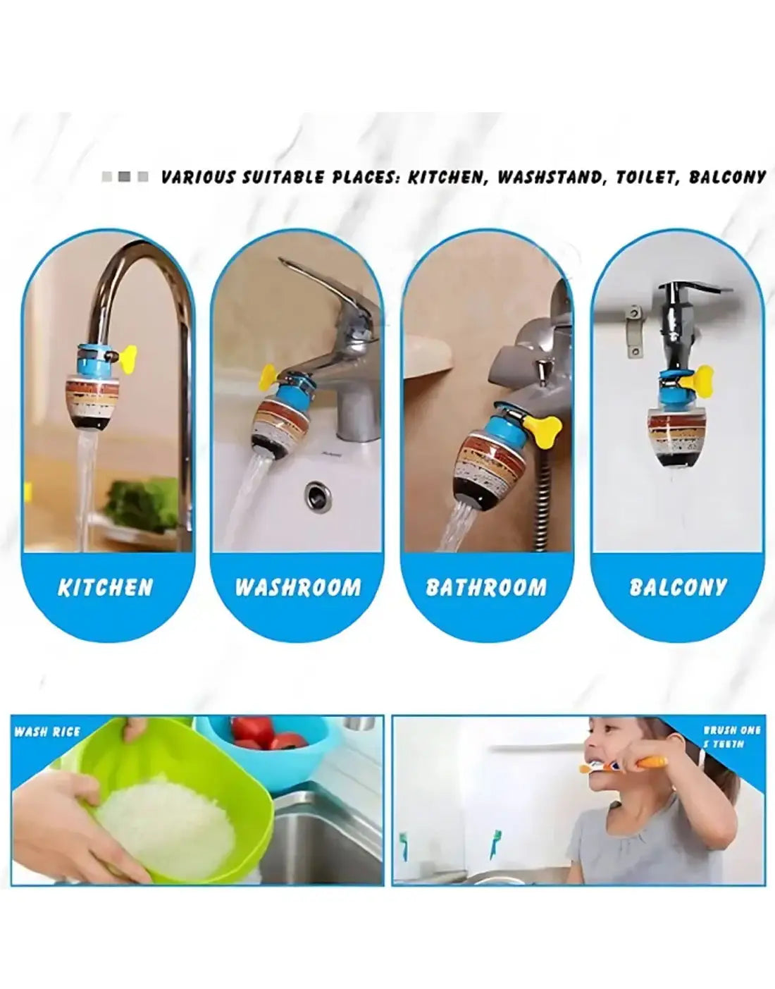 Kitchen Faucet Tap Water Filter and Purifier