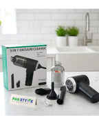 3‑in‑1 Portable Mini Vacuum Cleaner for Car, Home & Pets Use