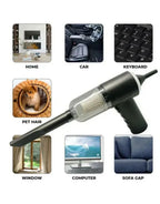 3‑in‑1 Portable Mini Vacuum Cleaner for Car, Home & Pets Use