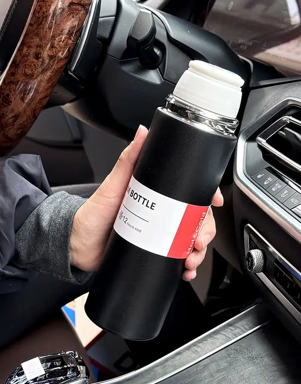3 Cup Double-Layer Stainless Steel Vacuum Flask Set - 500ml