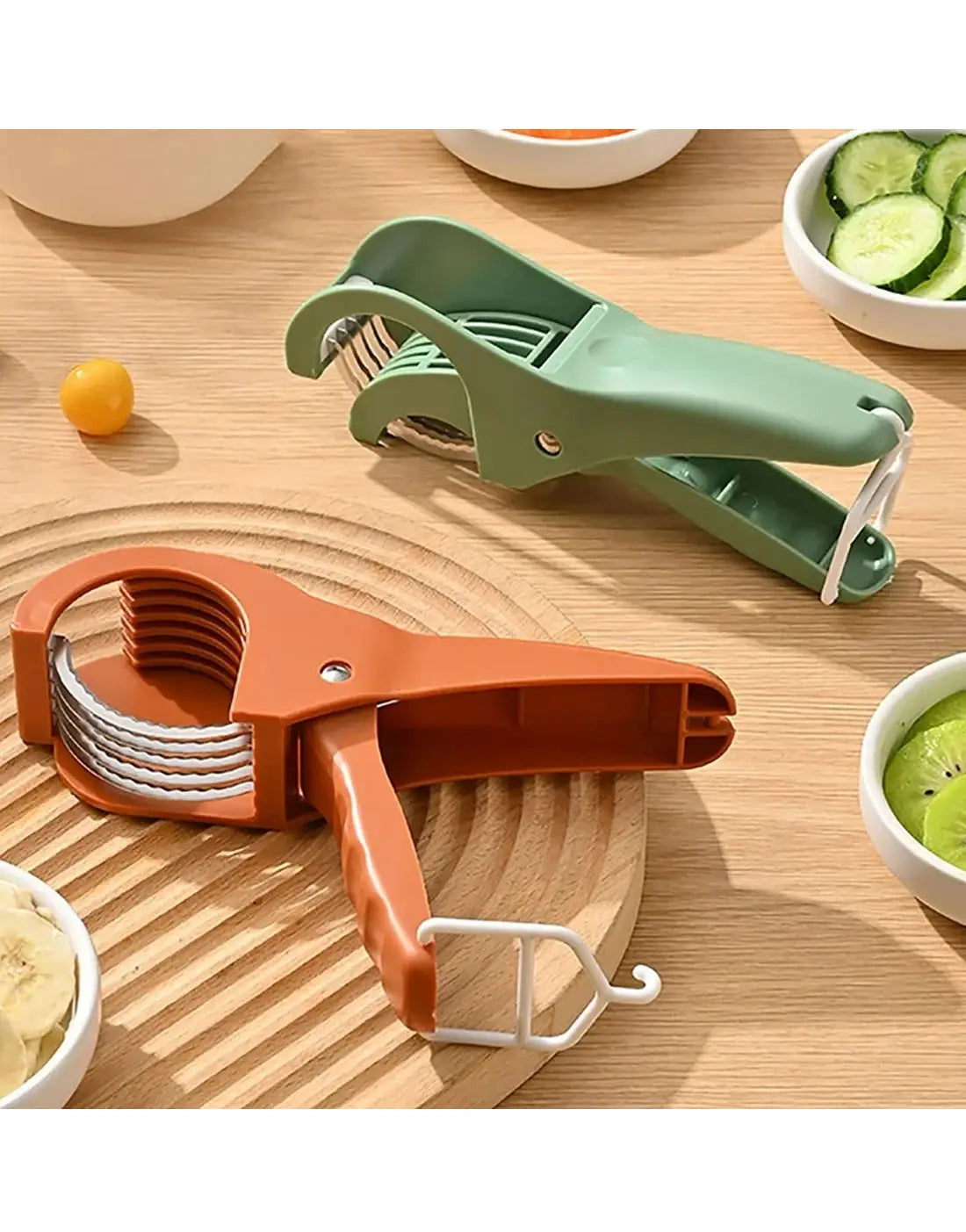 Kitchen Fruit & Vegetable Cutter Slicer – Carrot, Cucumber Cutting Tool